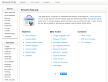 Tablet Screenshot of network-tools.org